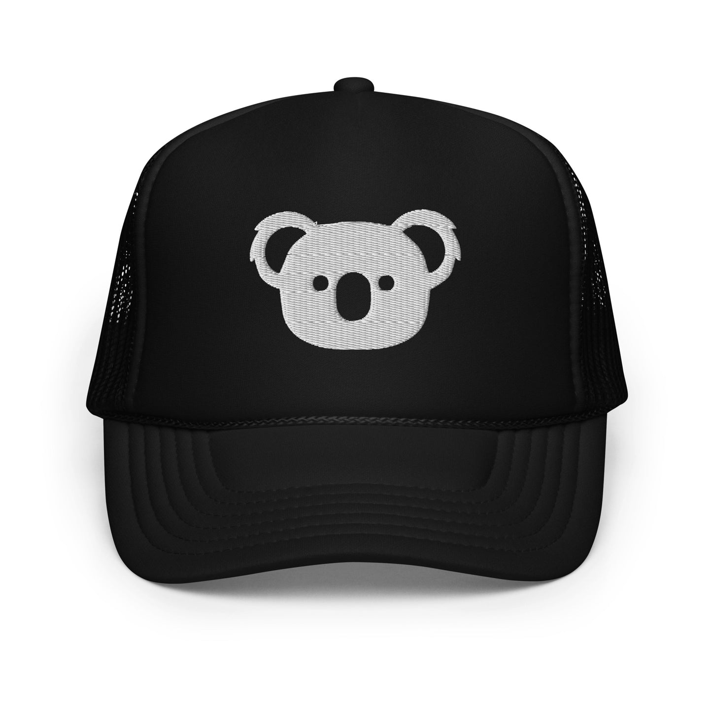 White Koala Wallet Foam Trucker Hat