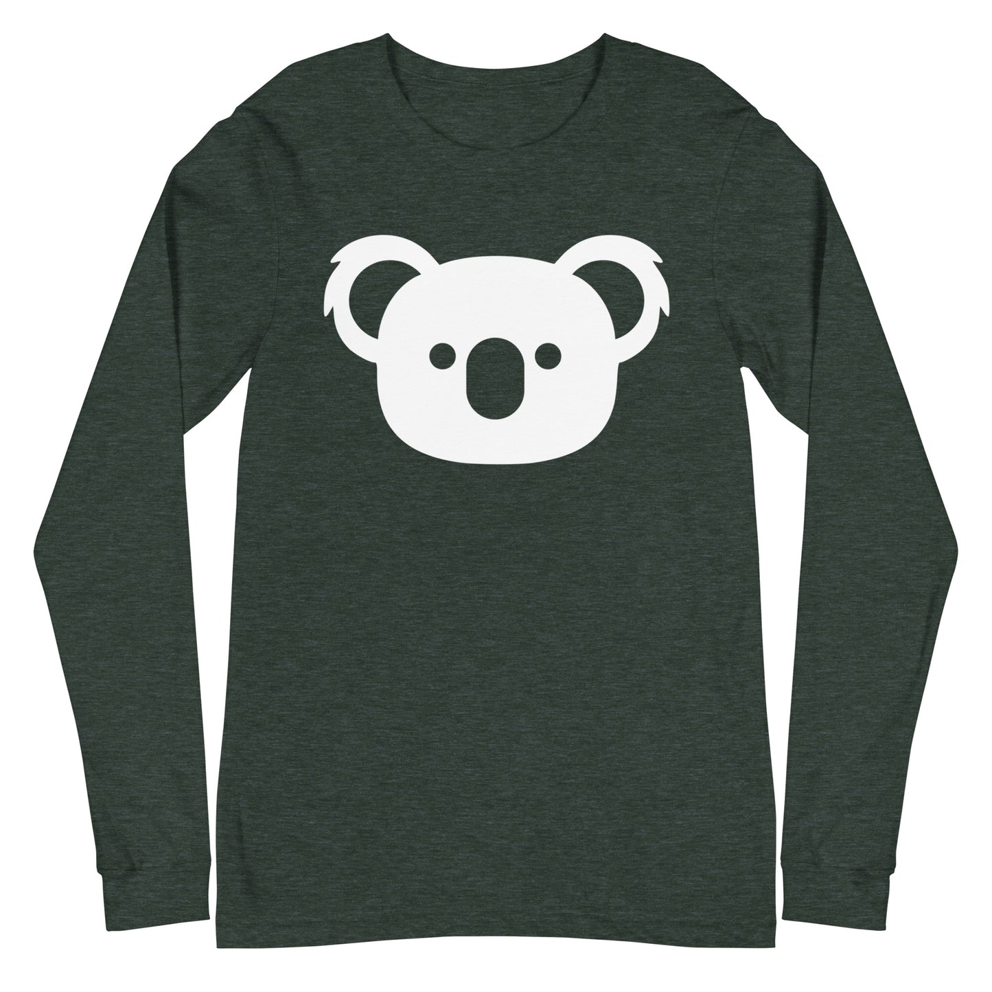 White Koala Wallet Unisex Long Sleeve Tee