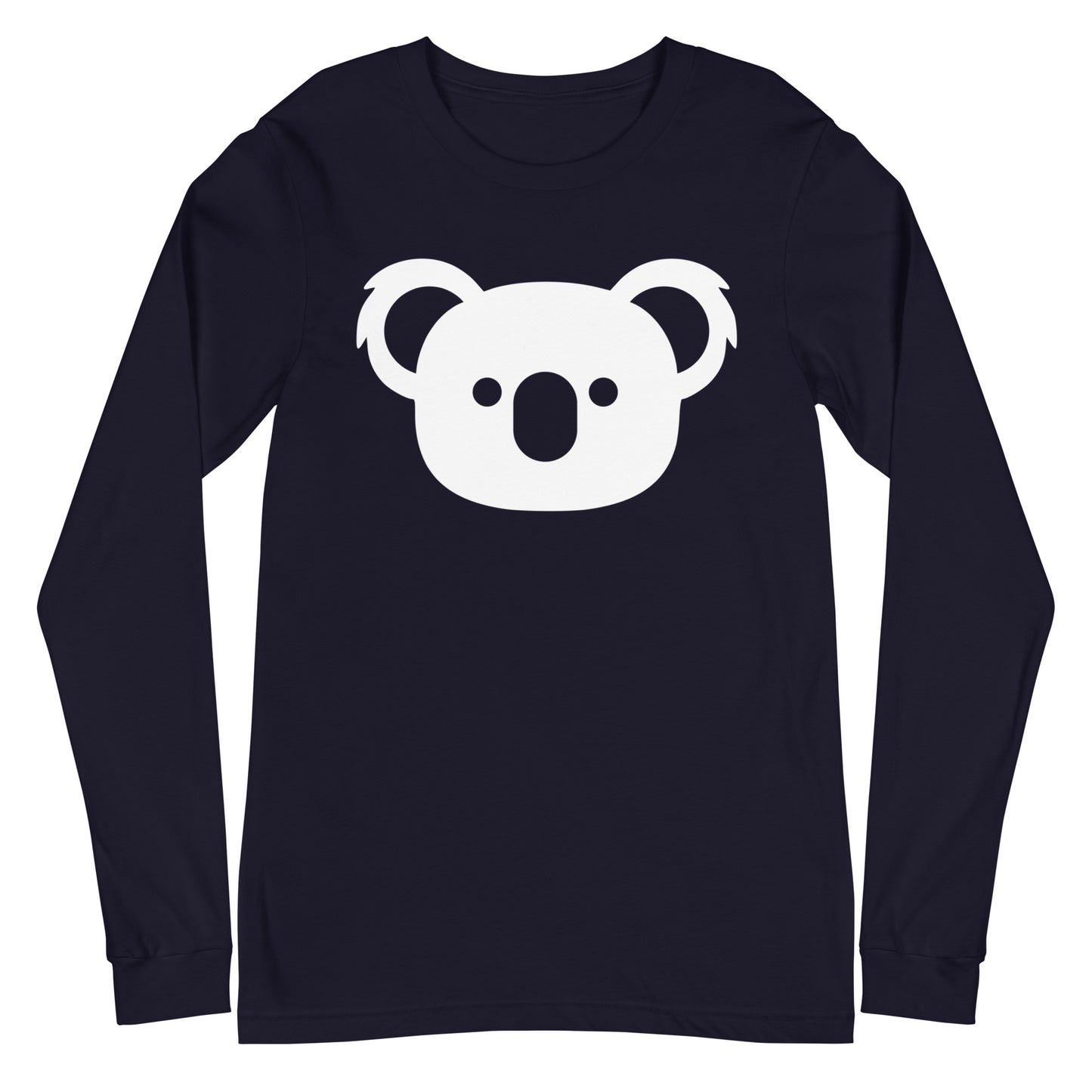 White Koala Wallet Unisex Long Sleeve Tee